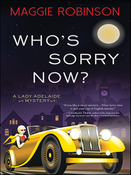 Cover image for Who's Sorry Now?
